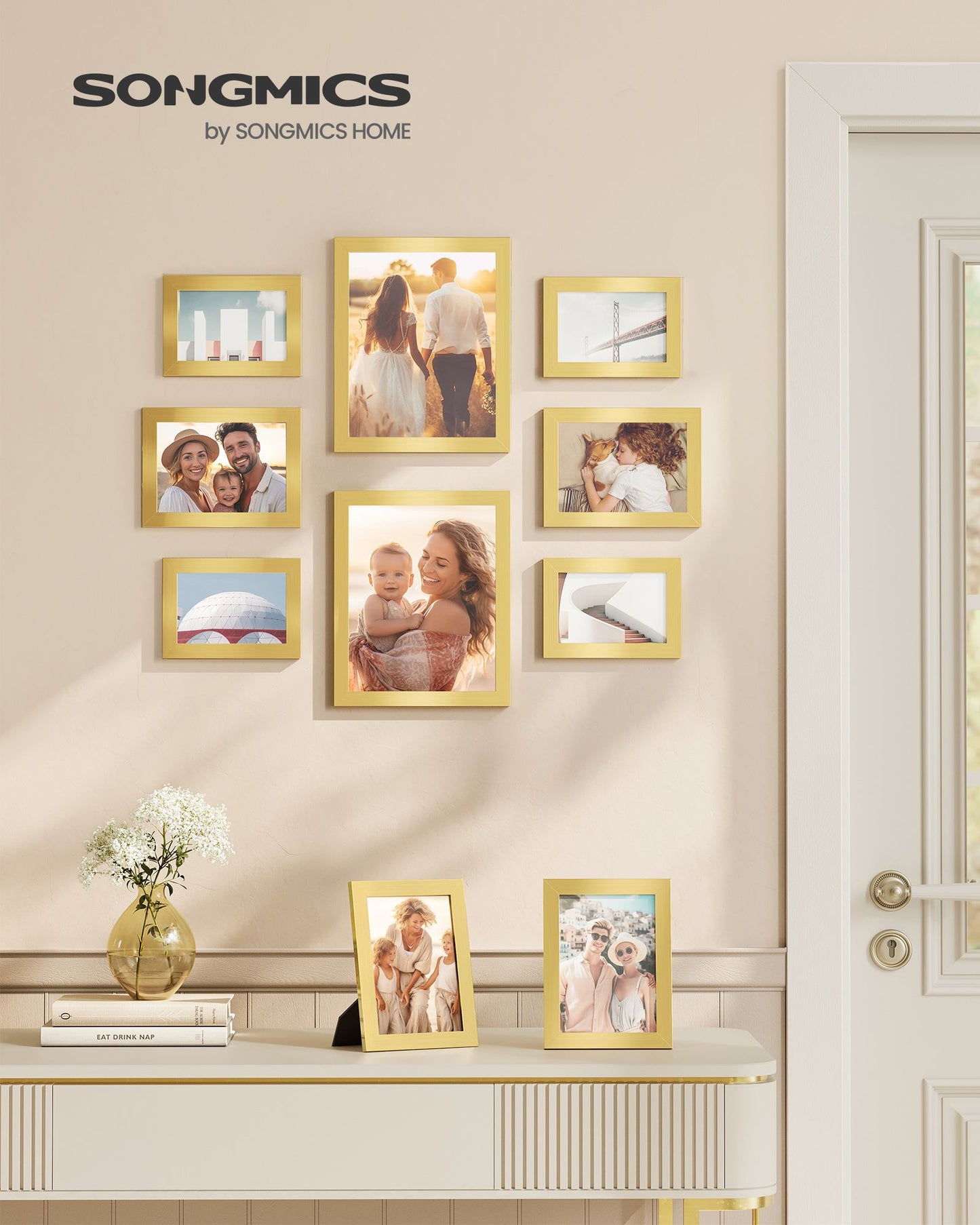 Collage Picture Frames, Set of 10