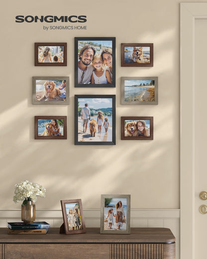 Collage Picture Frames Set of 10, Two 8x10, Four 5x7, Four 4x6