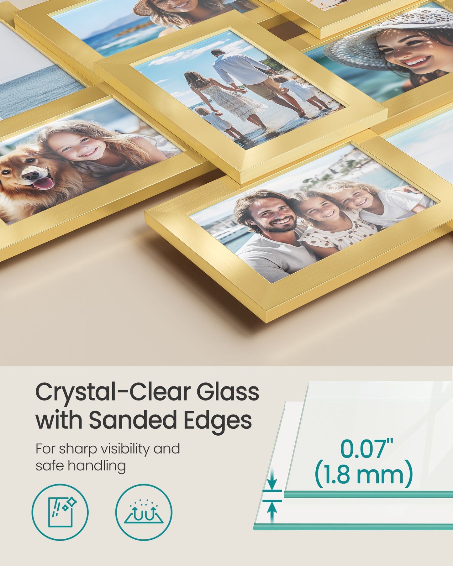 4x6 Collage Picture Frames, 12-Pack