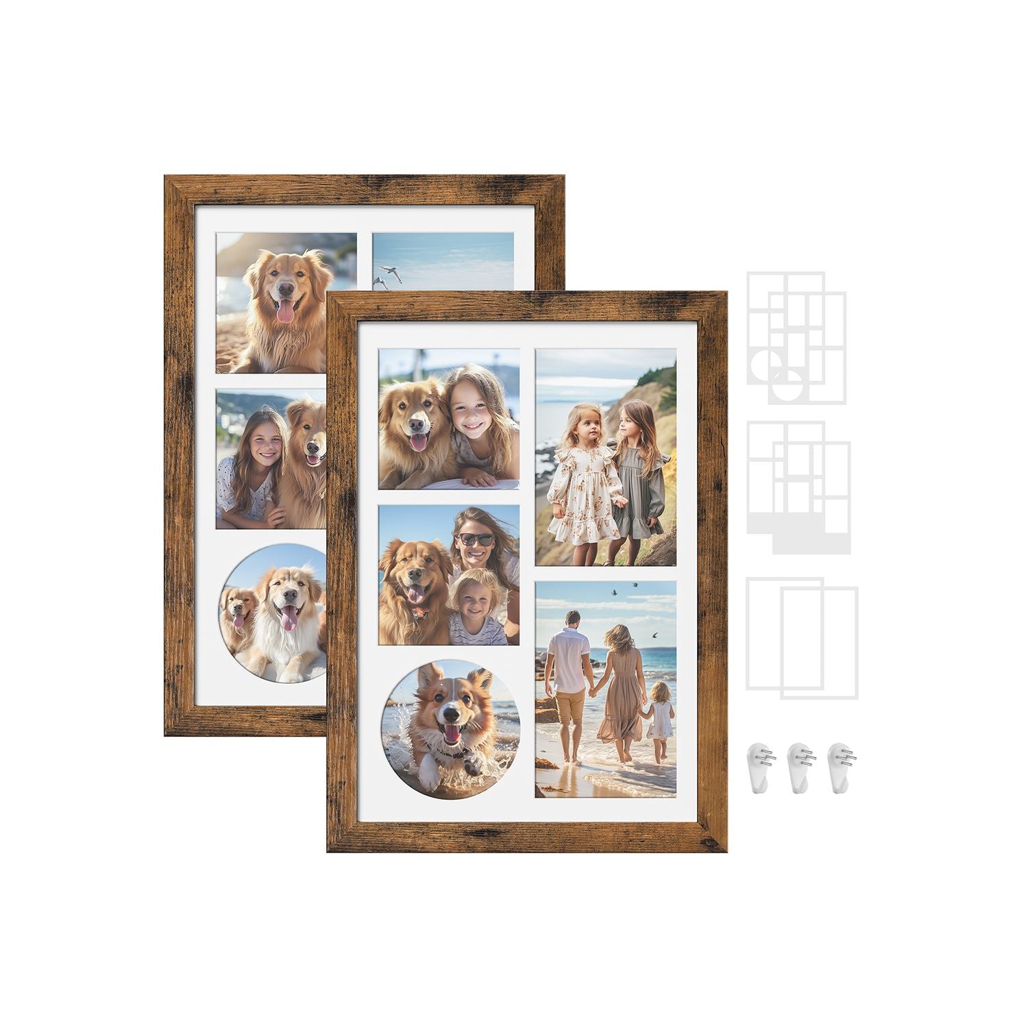 A4 Picture Frame Collage for Wall Decor, Set of 2