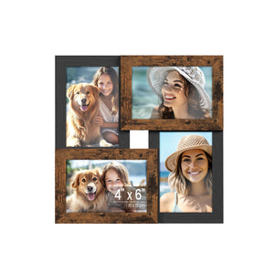 4x6 Collage Picture Frames, Set of 4