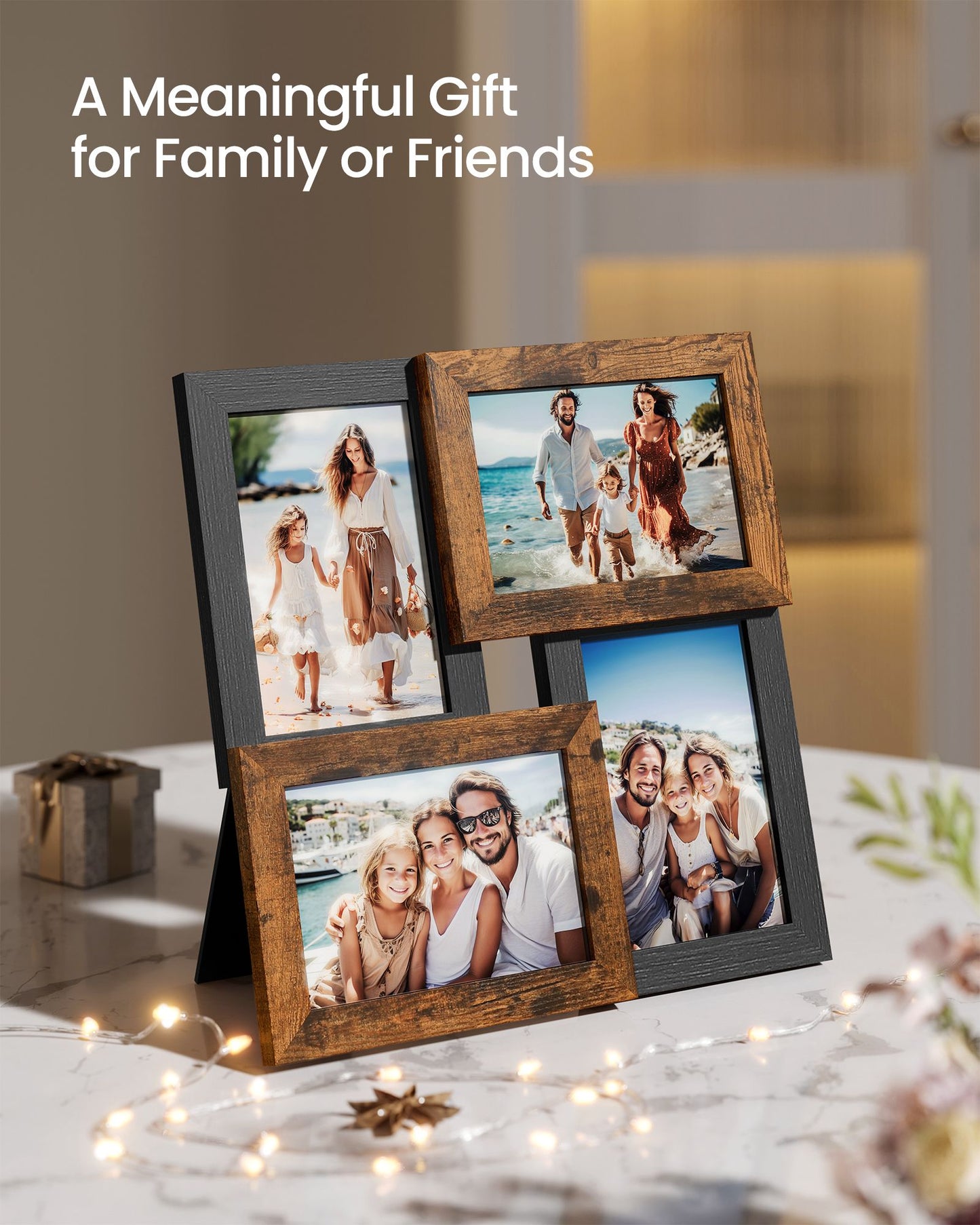 4x6 Collage Picture Frames, Set of 4
