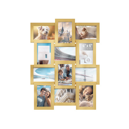 Collage Picture Frames, 4x6 for Wall Decor Set of 12 - image 1