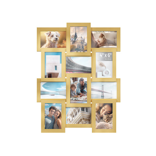 Collage Picture Frames, 4x6 for Wall Decor Set of 12 - image 1