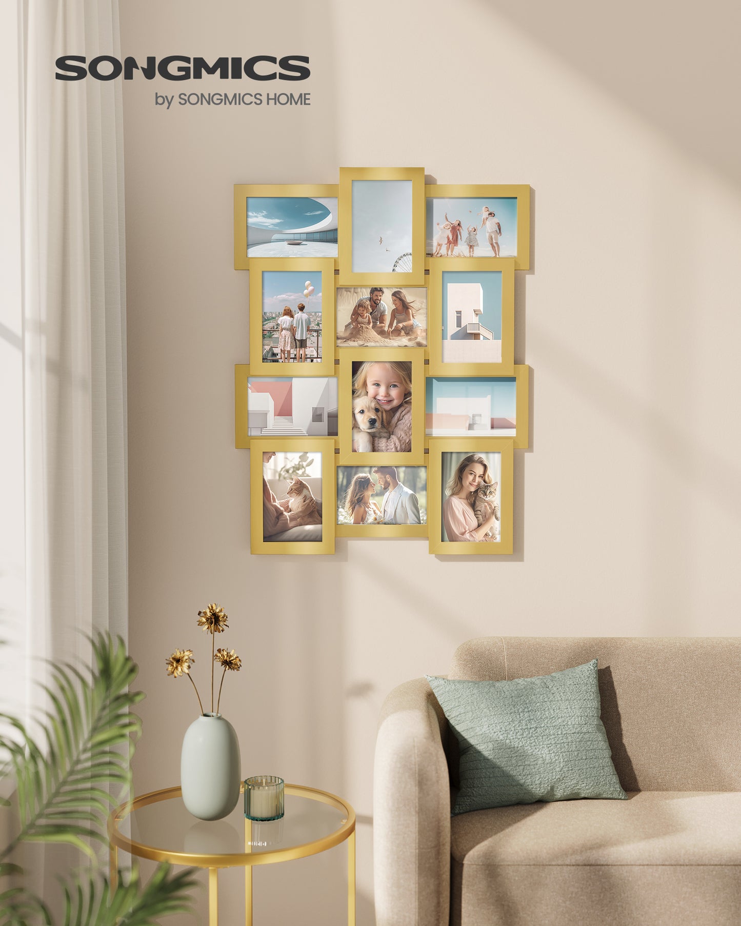 Collage Picture Frames, 4x6 for Wall Decor Set of 12 - image 2
