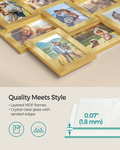 Collage Picture Frames, 4x6 for Wall Decor Set of 12 - image 3