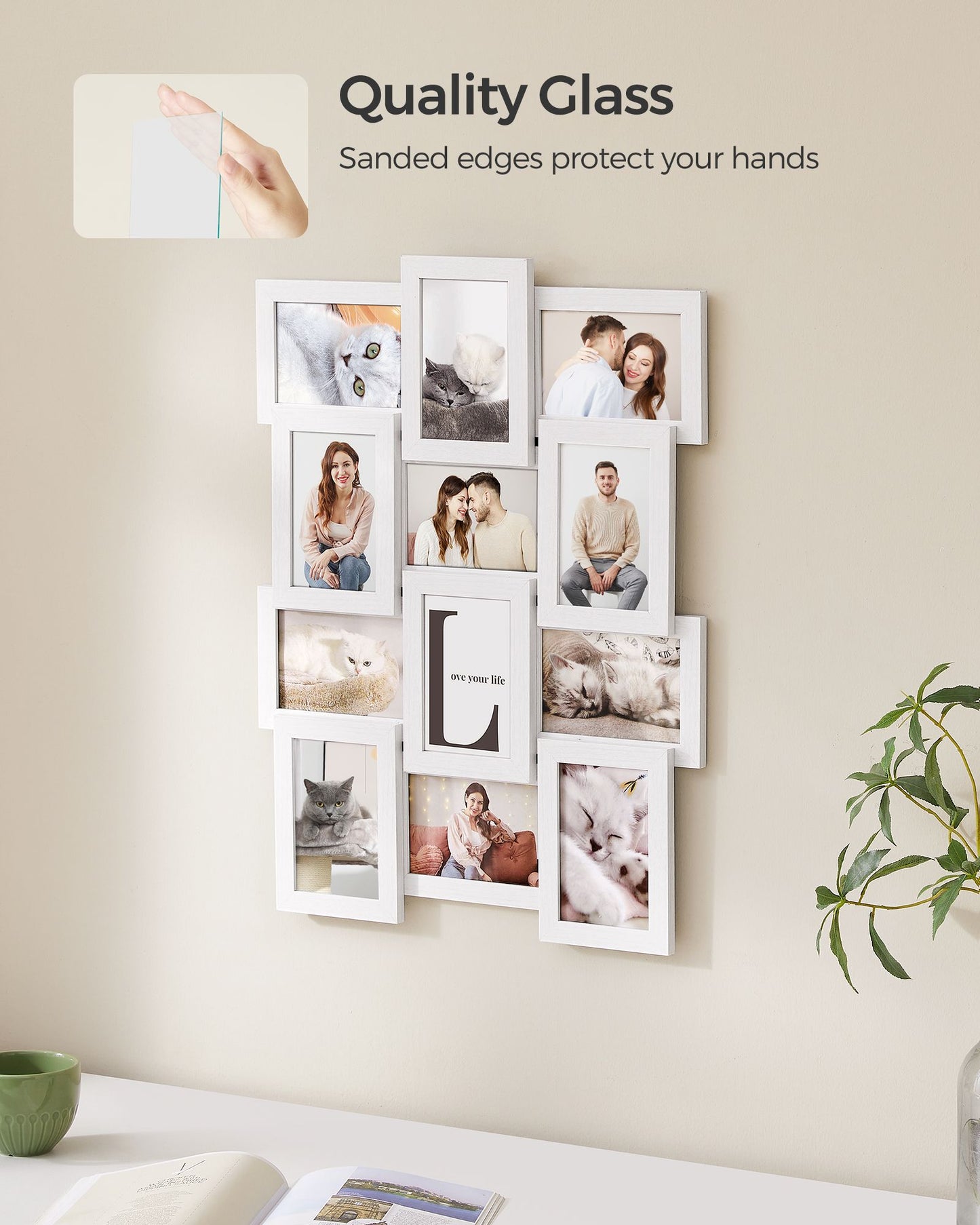 Collage Picture Frames, 4x6 for Wall Decor Set of 12