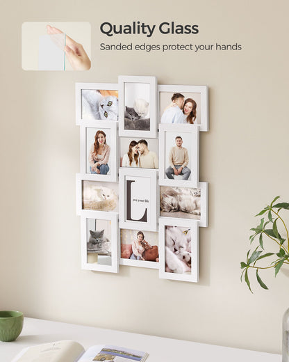 Collage Picture Frames, 4x6 for Wall Decor Set of 12