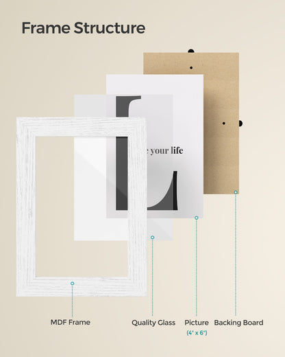 Collage Picture Frames, 4x6 for Wall Decor Set of 12