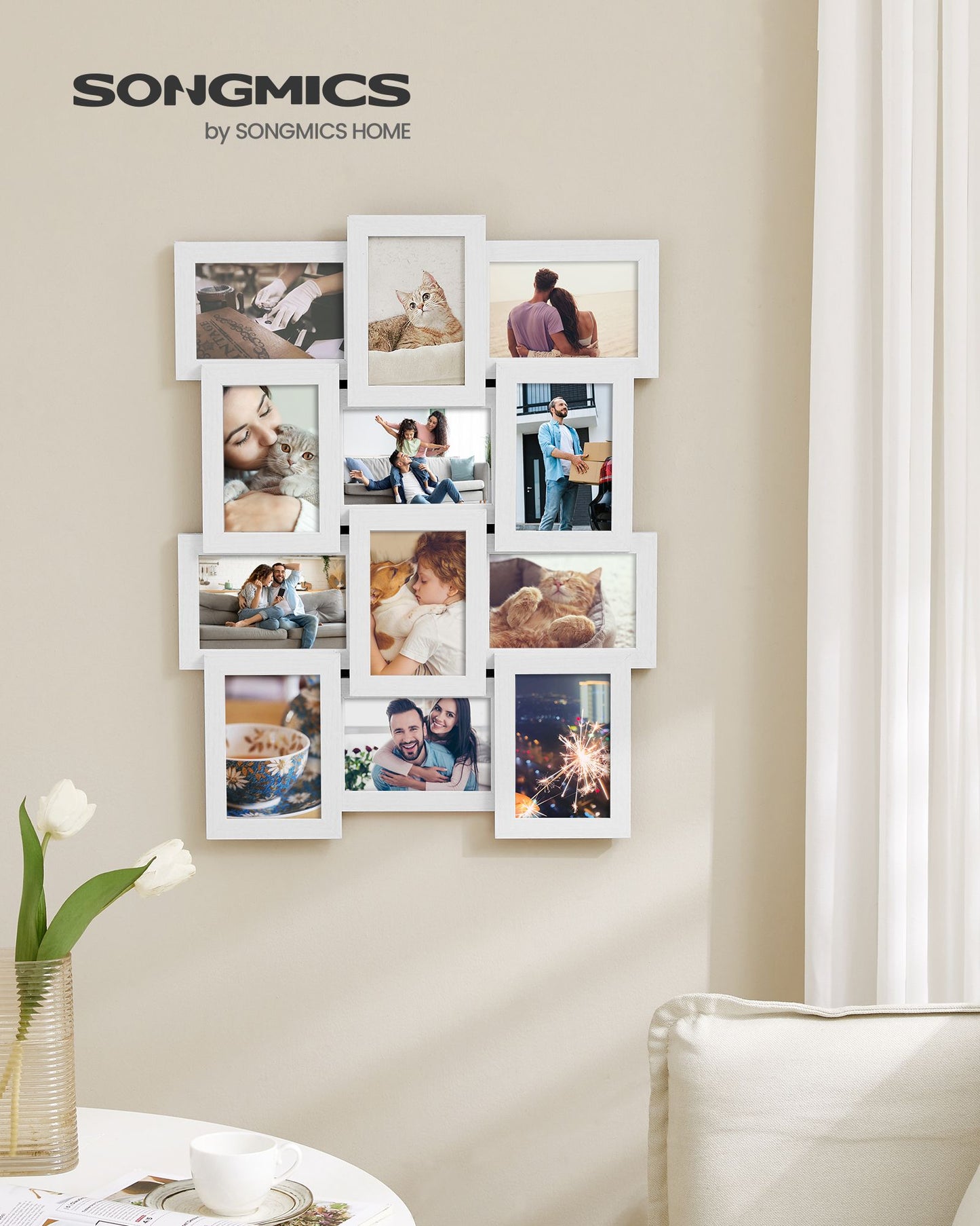 Collage Picture Frames, 4x6 for Wall Decor Set of 12