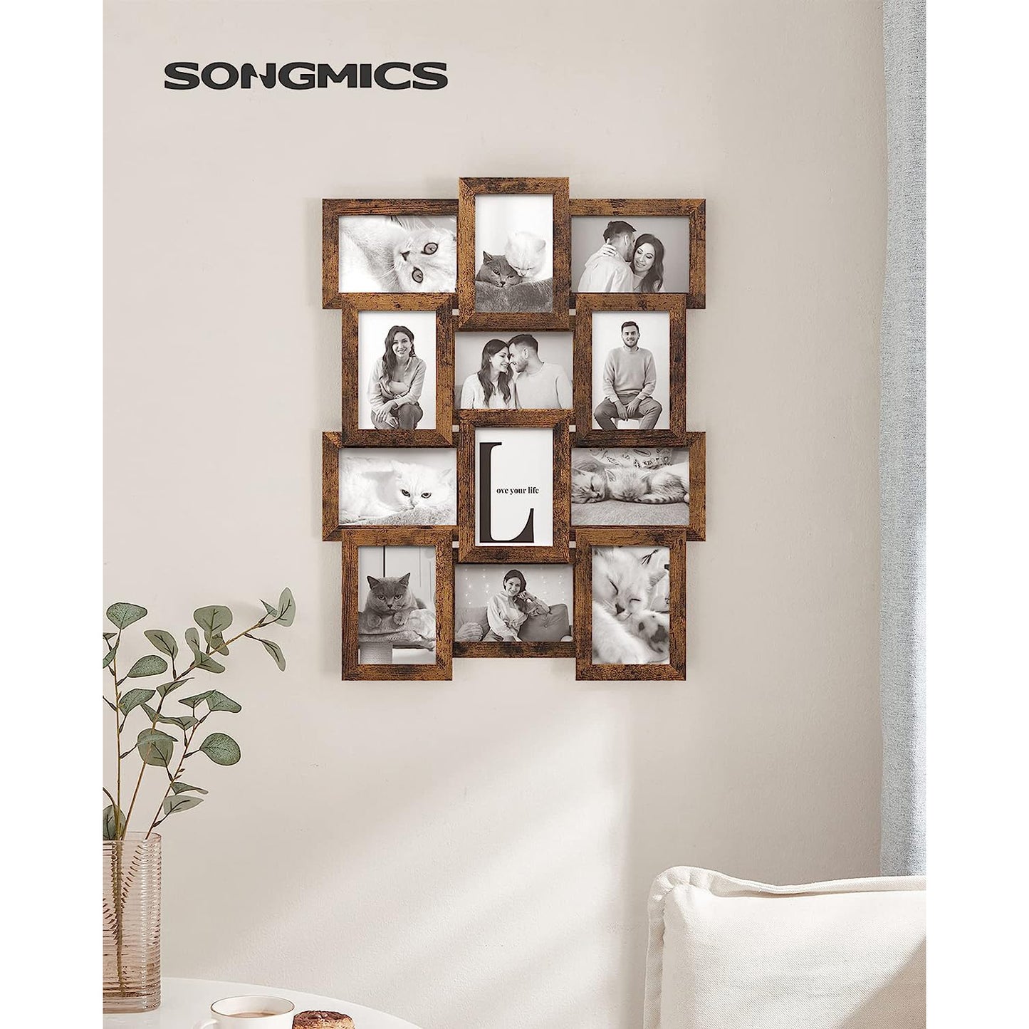 Collage Picture Frames, 4x6 for Wall Decor Set of 12