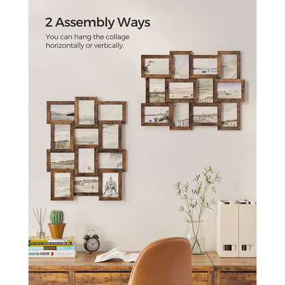 Collage Picture Frames, 4x6 for Wall Decor Set of 12
