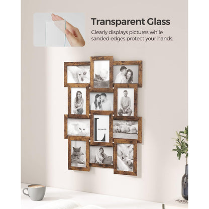 Collage Picture Frames, 4x6 for Wall Decor Set of 12