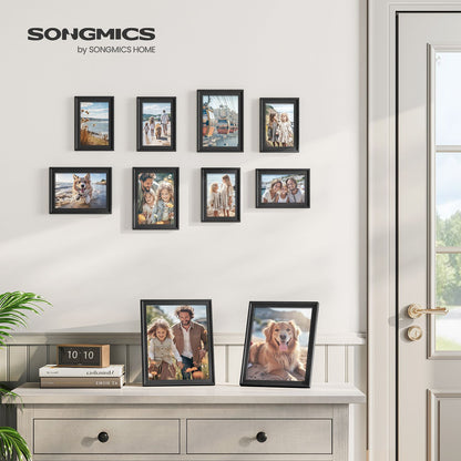 Set of 10 Collage Photo Frames, Two 8x10, Four 5x7, Four 4x6 Frames