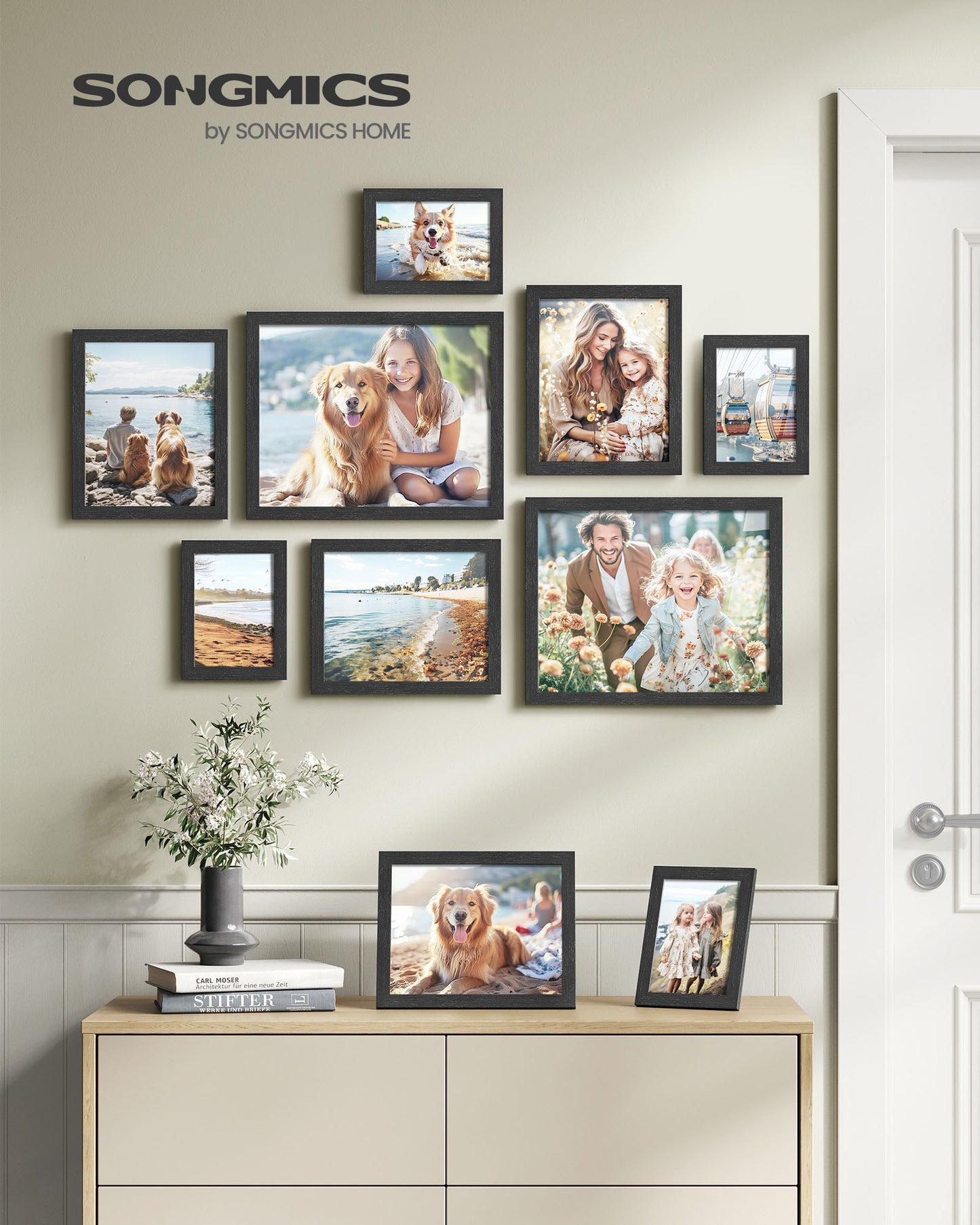 Collage Picture Frames Set of 10
