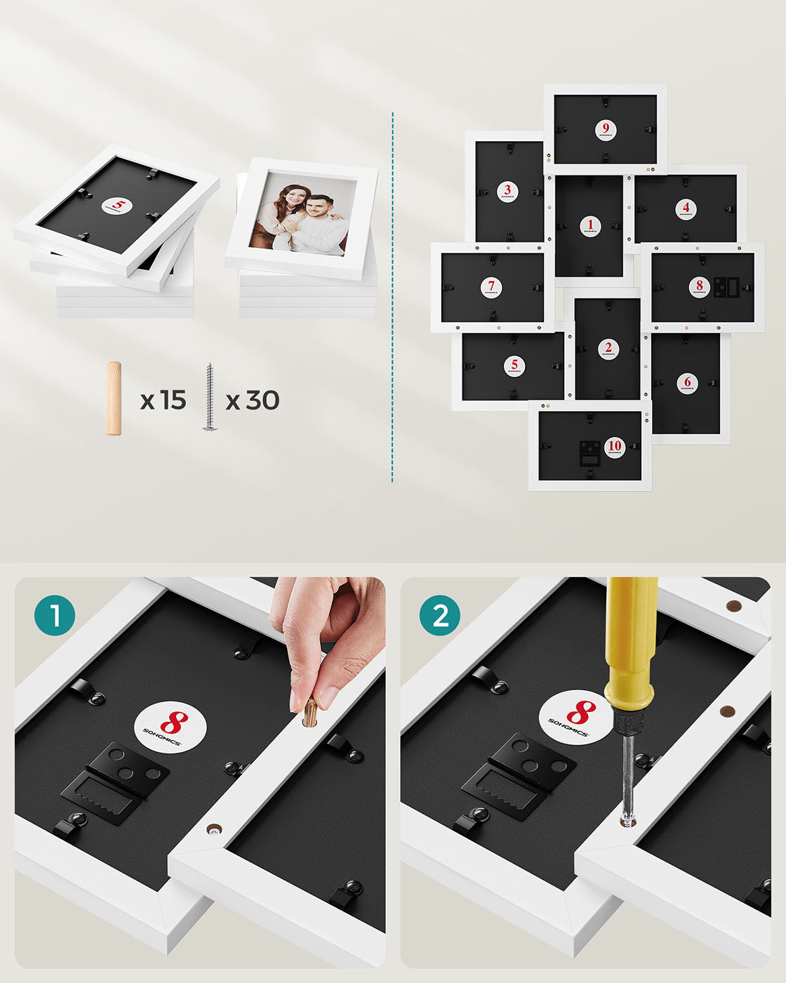 10 Pieces Photo Frame - image 7