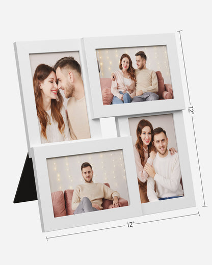 Family Photo Collage Frame Set of 4 for Wall Decor