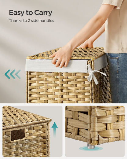 Storage Basket with Lid, 27.7 Gallon (105L)
