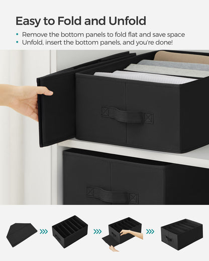 Set of 2 Large Size Wardrobe Clothes Organizers