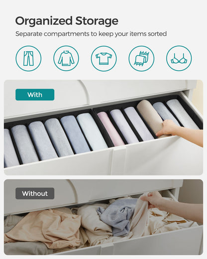 Set of 4 Large Size Wardrobe Clothes Organizers