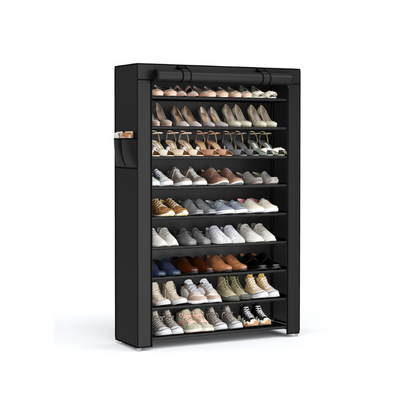 10-Tier Shoe Rack, 34.6 x 11 x 63 Inches, Holds up to 50 Pairs