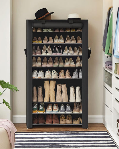 10-Tier Shoe Rack, 34.6 x 11 x 63 Inches, Holds up to 50 Pairs