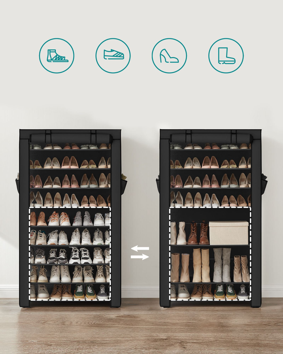 10 Tier Shoe Rack
