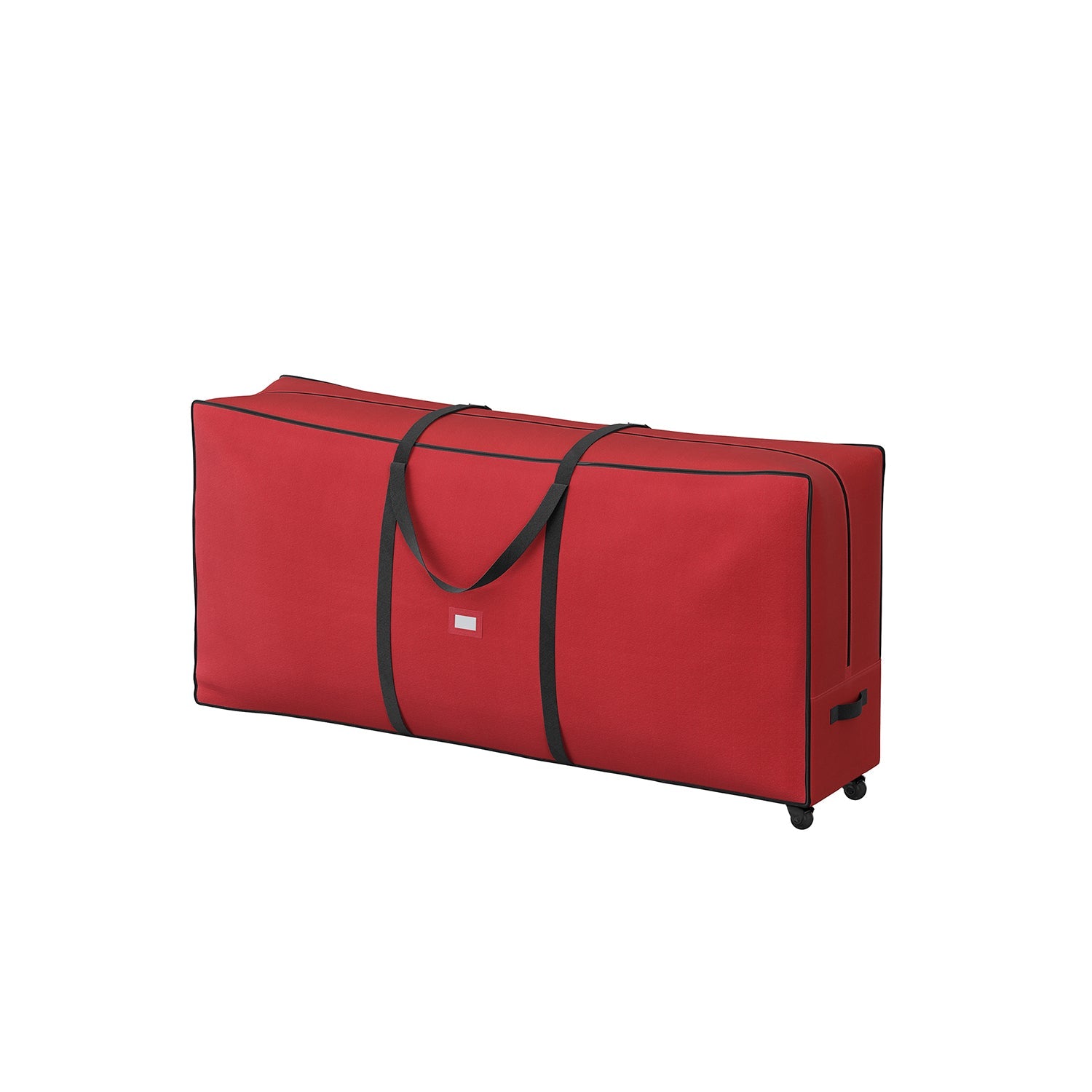 Cherry Red Wheeled Christmas Tree Storage Bag - image 1
