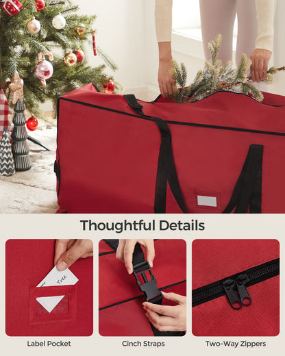 Christmas Tree Storage Bag with 1.6-Inch Wheels