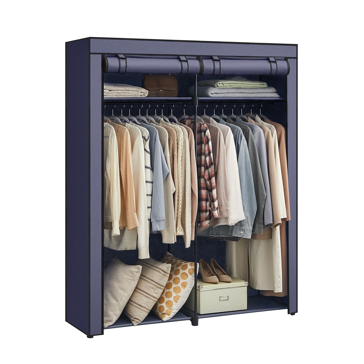 Closet Wardrobe with Non-Woven Fabric Cover
