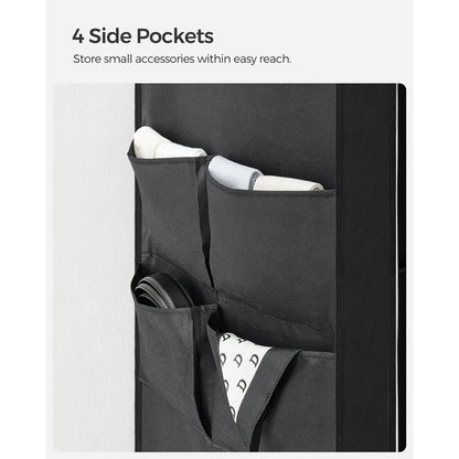 Portable Closet with 3 Hanging Rods
