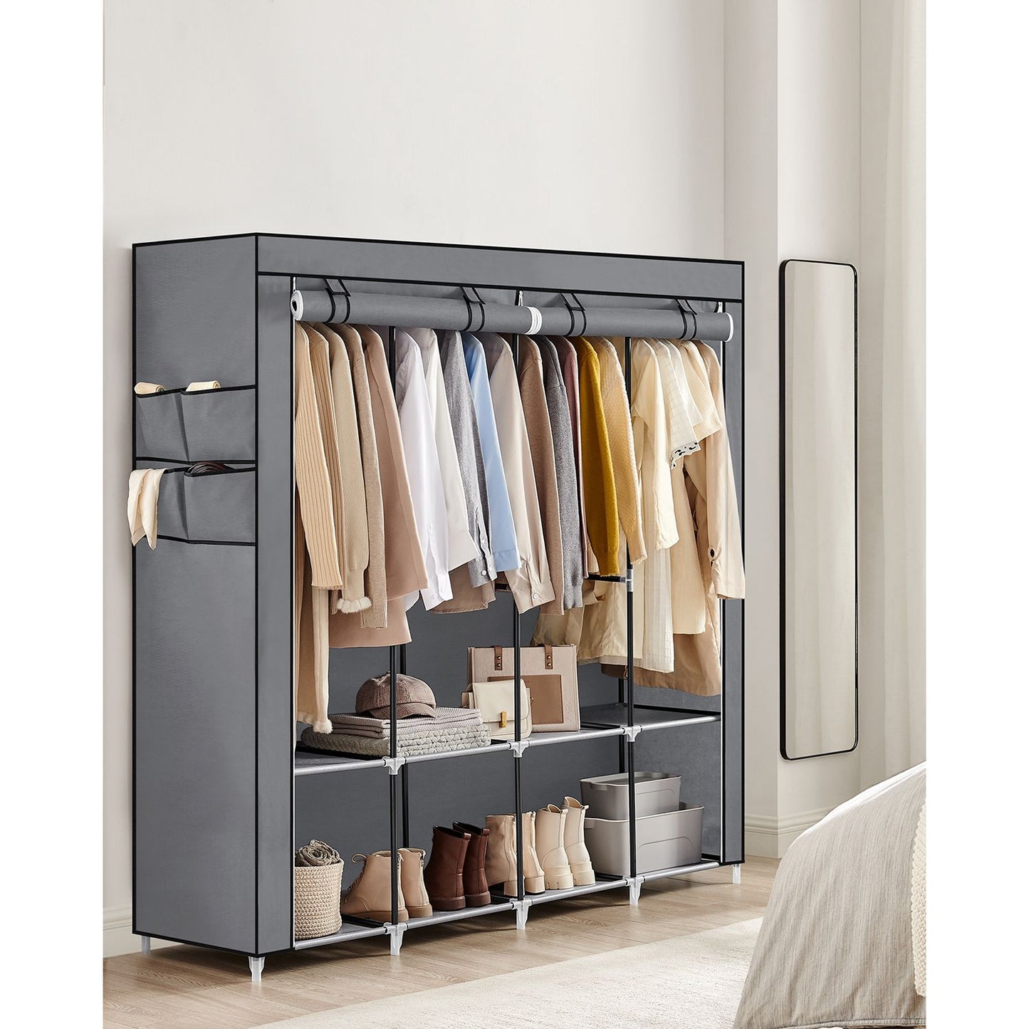 Stoffschrank, Kleiderschrank, 45 x 170 x 167 cm