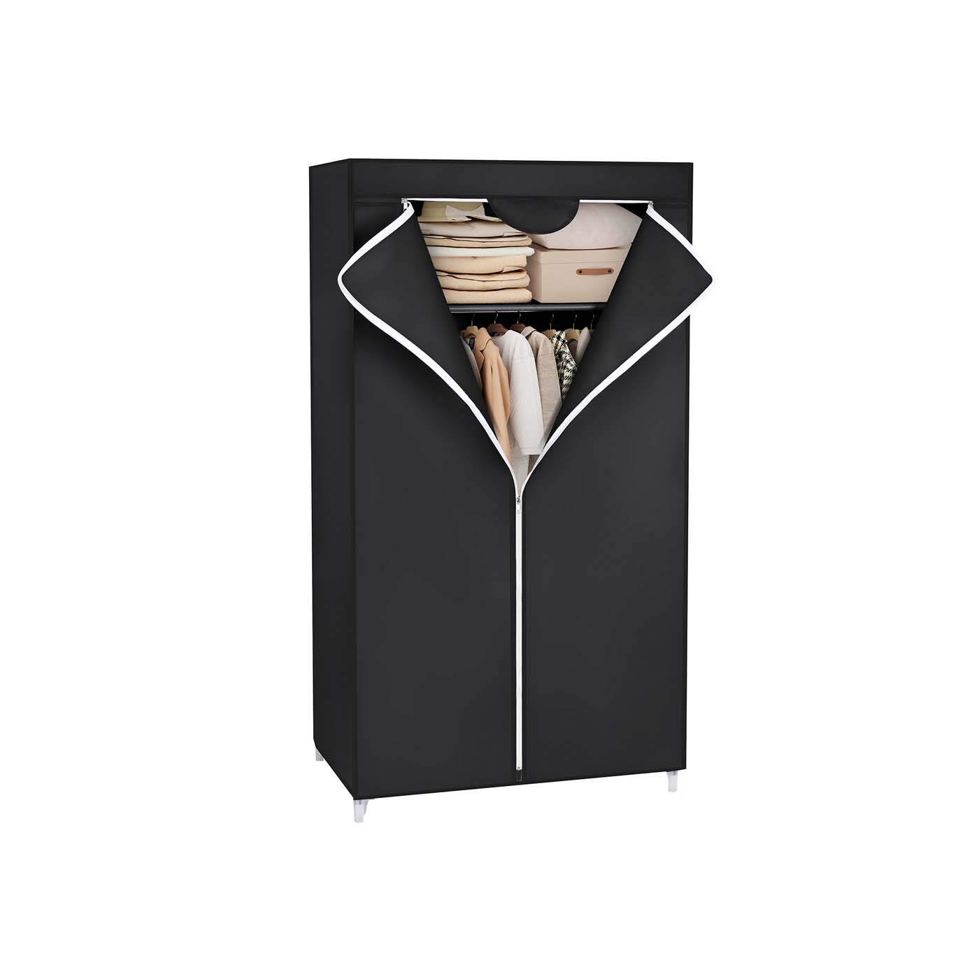 Canvas Hanging Rail Wardrobe - image 1