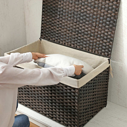 Storage Basket with Lid, 42.3 Gallon (160L)
