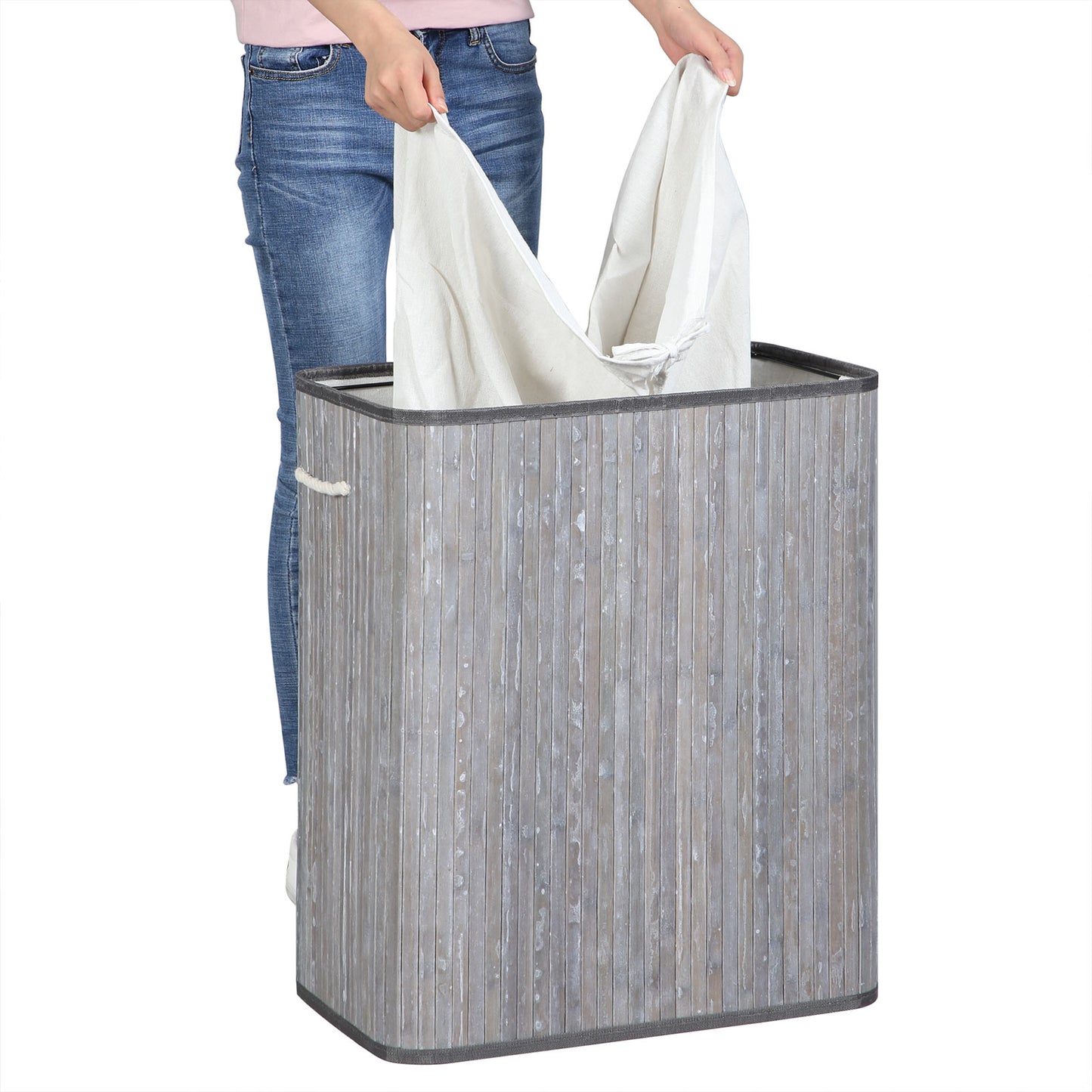 Removable Liner Laundry Basket - image 5