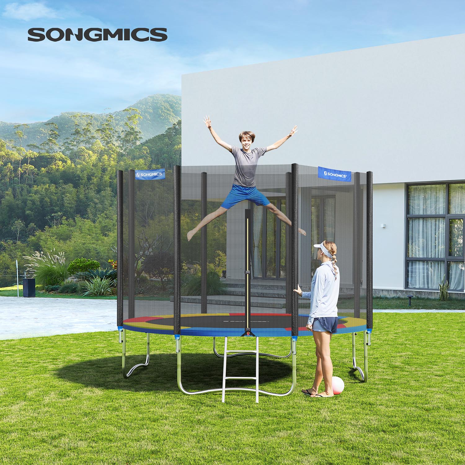 Multi-colour Trampoline Safety Protection Pad - image 2