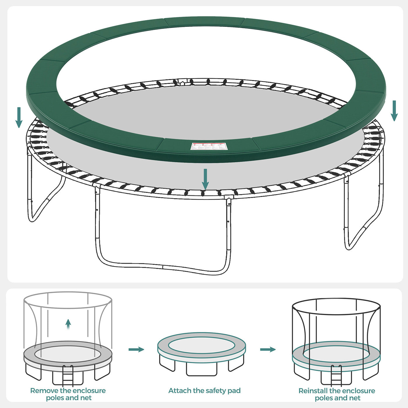 14ft Replacement Trampoline Safety Pad