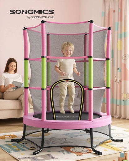 6 ft Kids Trampoline with Enclosure, Safety Net, Mini Small Fitness Trampoline for Kids Children Toddler - image 17