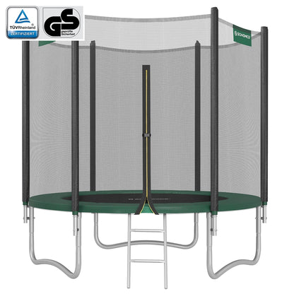 Children’s Trampoline with Safety Net, Ladder, 180 cm High, Blue - image 20