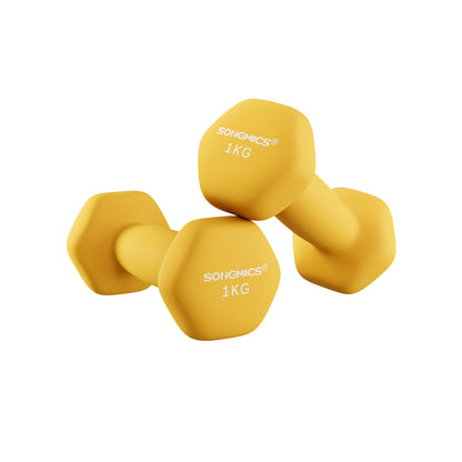 Yellow Dumbbell Set - image 2