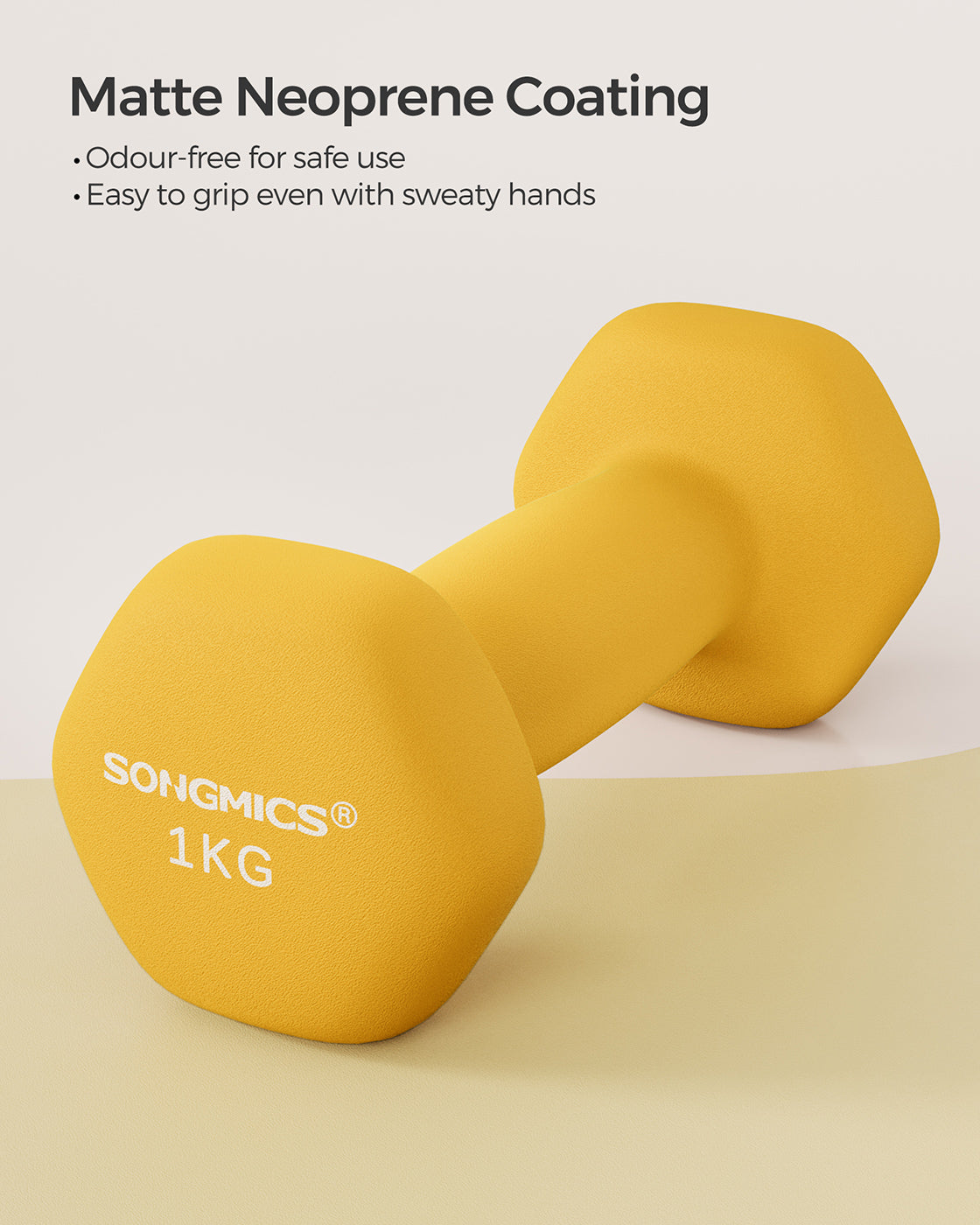 Yellow Dumbbell Set - image 3