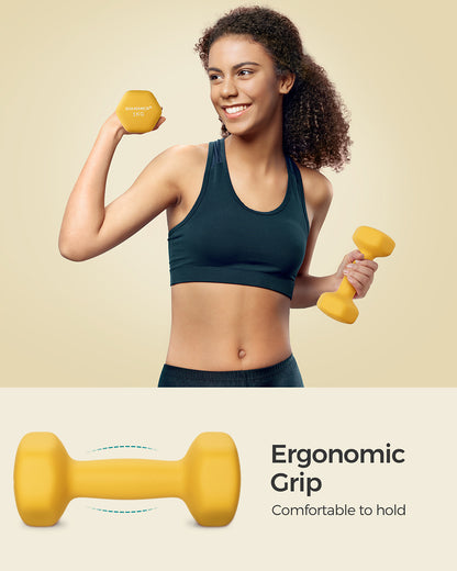 Yellow Dumbbell Set - image 4