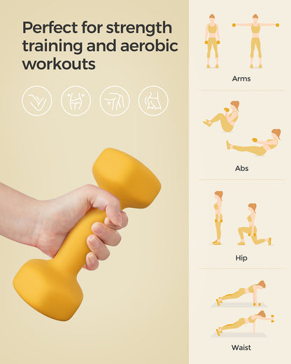 Yellow Dumbbell Set - image 5