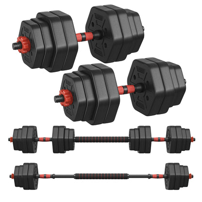 Dumbbell Sets 10 kg Weights Each with Connecting Bar - image 13