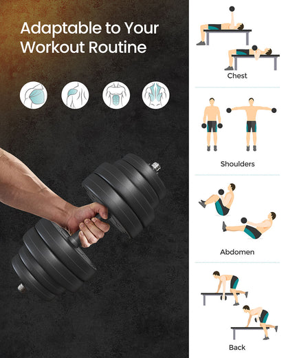 Black Adjustable Dumbbells Set - image 3