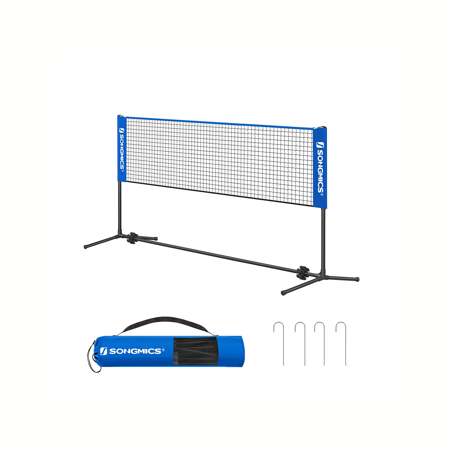 Blue Badminton Net