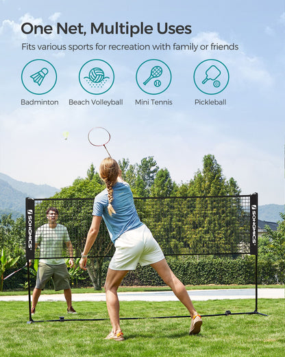Black Badminton Net