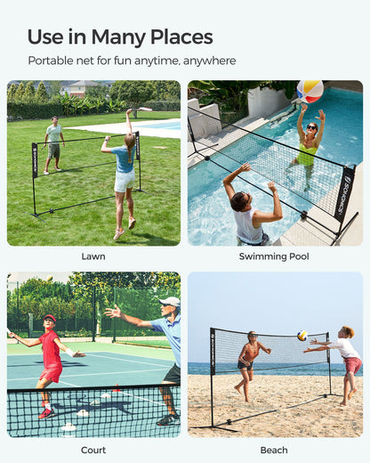 Black Badminton Net
