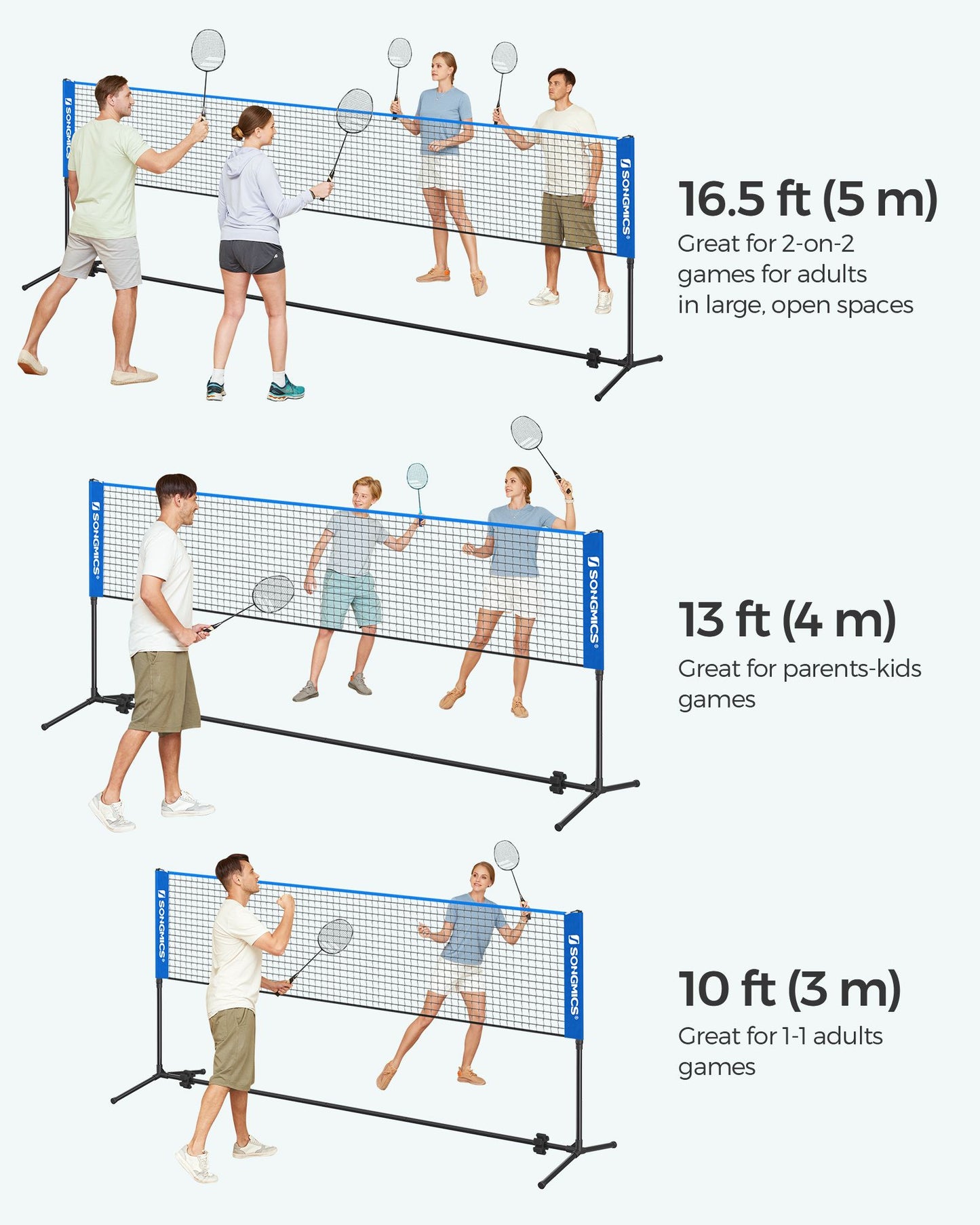 13ft Badminton Net