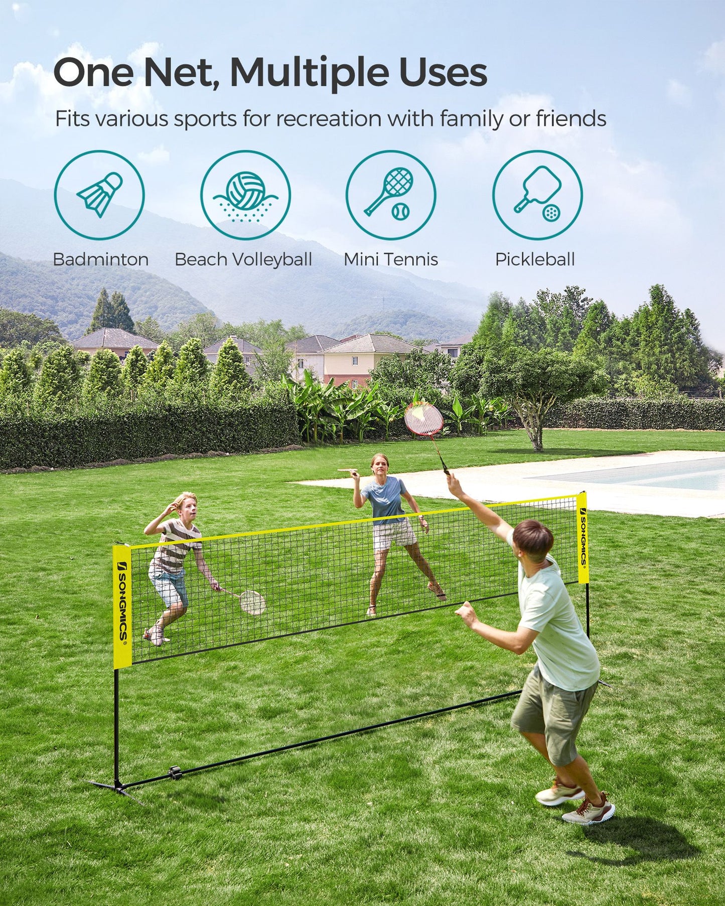 Portable Sports Set for Badminton